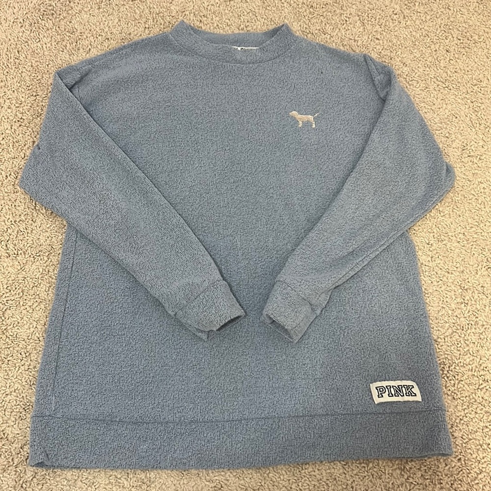PINK Towel Terry Sweatshirt
